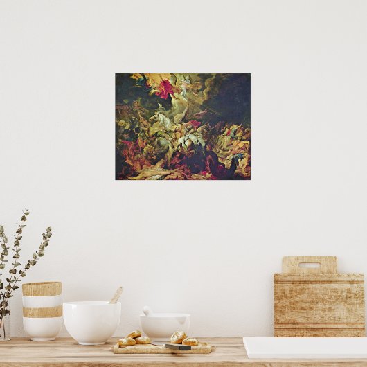 Peter Paul Rubens - Defeat of Sennacherib Poster (Küche)