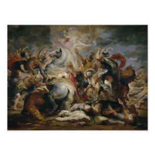Peter Paul Rubens - Der Tod von Decius Mus Fotodruck