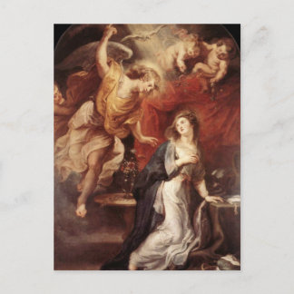 Peter Paul Rubens - Die Ankündigung Postkarte