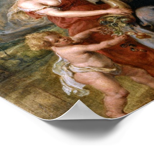 Peter Paul Rubens - Kunstwerk im Überfluss Poster (Ecke)