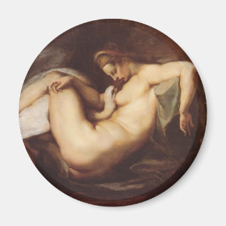 Peter Paul Rubens - Leda und der Schwan Magnet