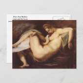 Peter Paul Rubens - Leda und der Schwan Postkarte (Vorne/Hinten)