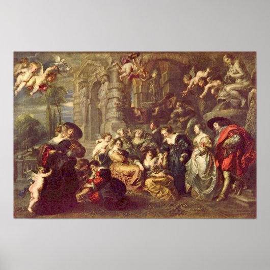 Peter Paul Rubens - Love Garden Poster (Vorne)