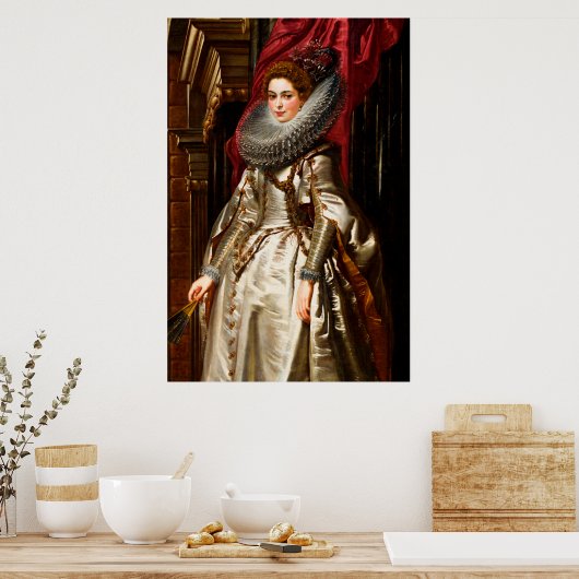Peter Paul Rubens: Marchesa Brigida Spinola Doria Poster (Küche)