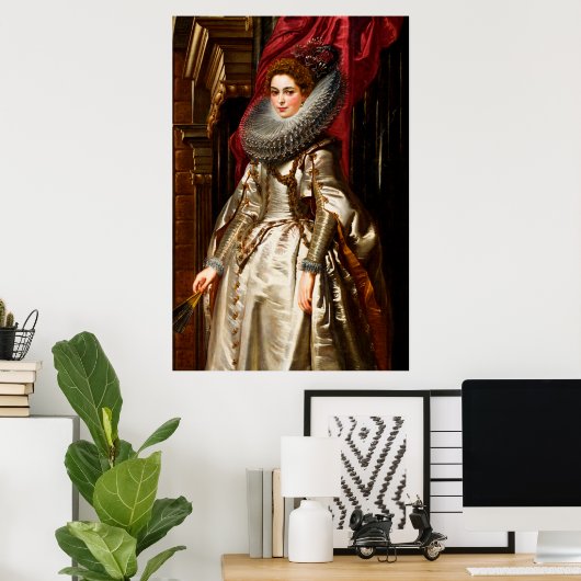 Peter Paul Rubens: Marchesa Brigida Spinola Doria Poster (Heimbüro)