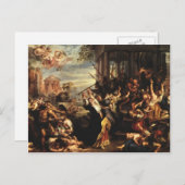 Peter Paul Rubens - Massaker an den Unschuldigen Postkarte (Vorne/Hinten)