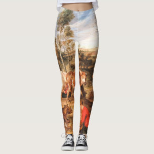 Peter Paul Rubens Milchmädchen mit Vieh in einer L Leggings