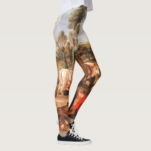 Peter Paul Rubens Milkmaids mit Rindern in einem L Leggings (Rechts)