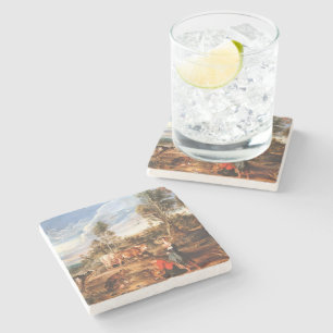 Peter Paul Rubens Milkmaids mit Rindern in einem L Steinuntersetzer