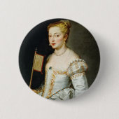 Peter Paul Rubens Portrait einer Lady Button (Vorderseite)