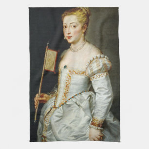 Peter Paul Rubens Portrait einer Lady Geschirrtuch
