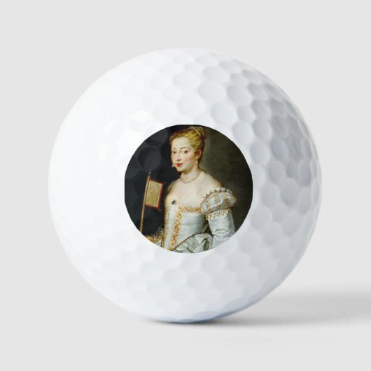 Peter Paul Rubens Portrait einer Lady Golfball (Vorderseite)