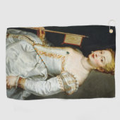 Peter Paul Rubens Portrait einer Lady Golfhandtuch (Horizontal)