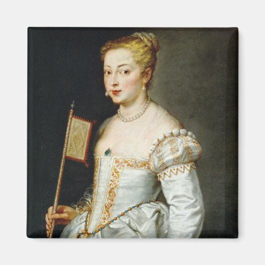 Peter Paul Rubens Portrait einer Lady Magnet (Vorne)