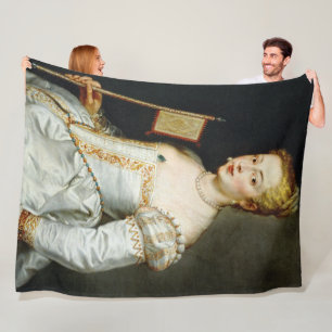 Peter Paul Rubens Porträt einer Dame Fleecedecke
