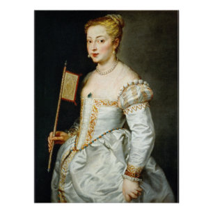 Peter Paul Rubens Porträt einer Dame Poster