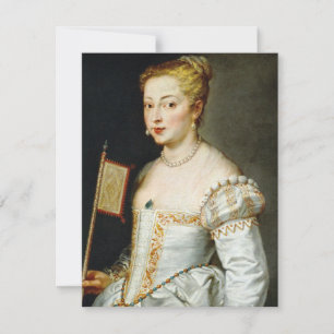 Peter Paul Rubens Porträt einer Dame RSVP Karte