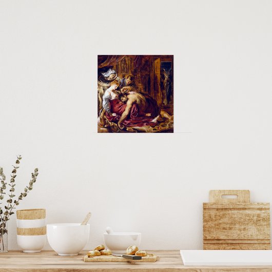 Peter Paul Rubens Samson and Delilah Poster (Küche)