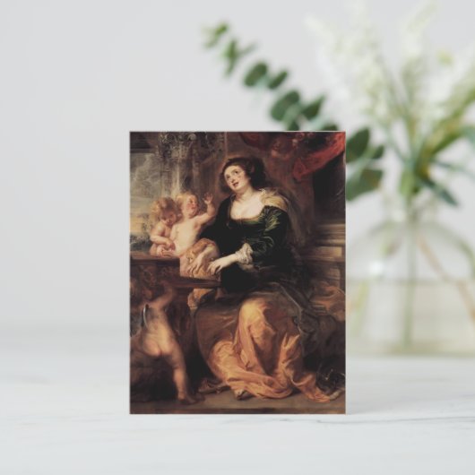 Peter Paul Rubens- St. Cecilia Postkarte (Stehend Vorderseite)