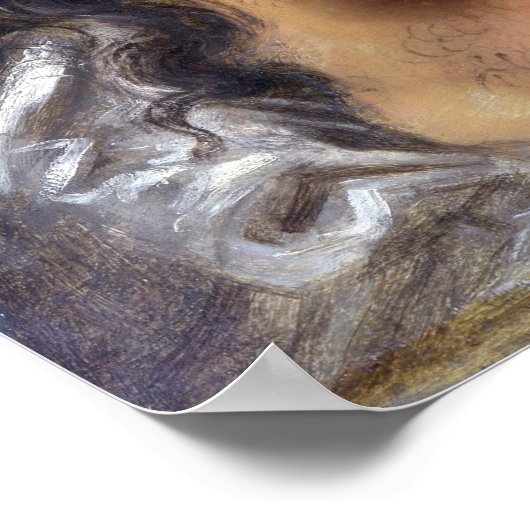 Peter Paul Rubens Study of Two Heads Poster (Ecke)