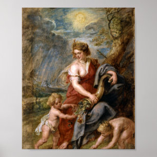 Peter Paul Rubens - Überfluss Kunstwerk Poster