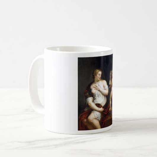 Peter Paul Rubens Venus und Cupid Kaffeetasse (Vorderseite Links)