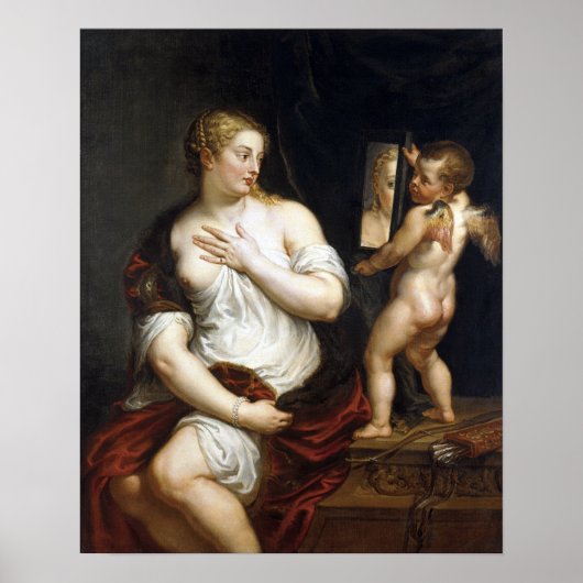 Peter Paul Rubens Venus und Cupid Poster (Vorne)