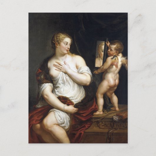 Peter Paul Rubens Venus und Cupid Postkarte (Vorderseite)