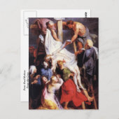 Peter Paul Rubens - vom Kreuz Postkarte (Vorne/Hinten)