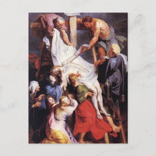 Peter Paul Rubens - vom Kreuz Postkarte (Vorderseite)