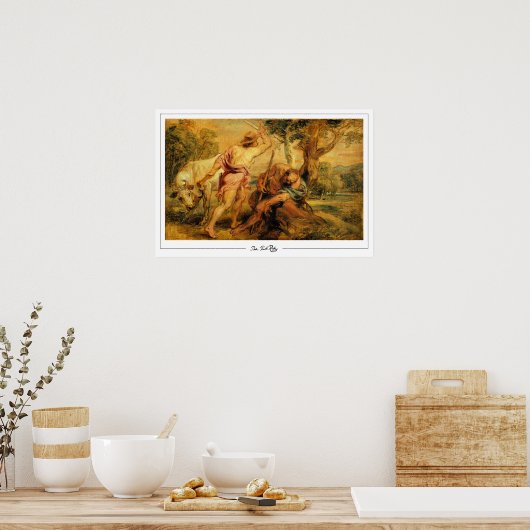 Peter Paul Rubens Zedign Art Poster #660 (Küche)