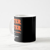 Peter Peter Ich bin mit dem KürbisHalloween-Kostüm Kaffeetasse (Vorderseite Links)