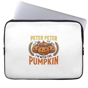 Peter Peter Kürbis Vintage Halloween-Shirt-Design Laptopschutzhülle