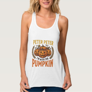 Peter Peter Kürbis Vintage Halloween-Shirt-Design Tank Top