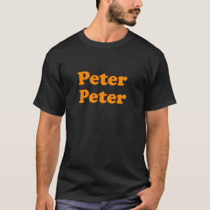Peter Peter Passendes Paar Kürbisfresser Halloween T-Shirt