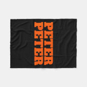 Peter Peter Pumpkin Eater Halloween Paare Costum Fleecedecke (Vorderseite (Horizontal))