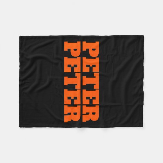 Peter Peter Pumpkin Eater Halloween Paare Costum Fleecedecke (Vorderseite (Horizontal))