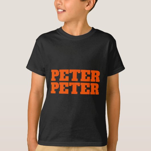 Peter Peter Pumpkin Eater Halloween Paare Costum T-Shirt (Vorderseite)