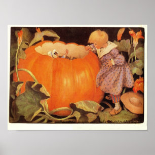 Peter, Peter, Pumpkin-Eater Kinderzimmer Rhyme Pri Poster