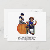 PETER PETER PUMPKIN EATER POSTKARTE (Vorne/Hinten)