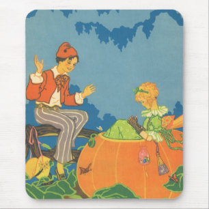 Peter Peter Pumpkin Eater, Vintage Kinderreim Mousepad