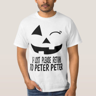 Peter Peter Pumpkin Eater Wife Couples Costume  T-Shirt