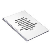 Peter Piper pickte Peck von gepflückten Paprikasch Notizblock (Rechte Seite)