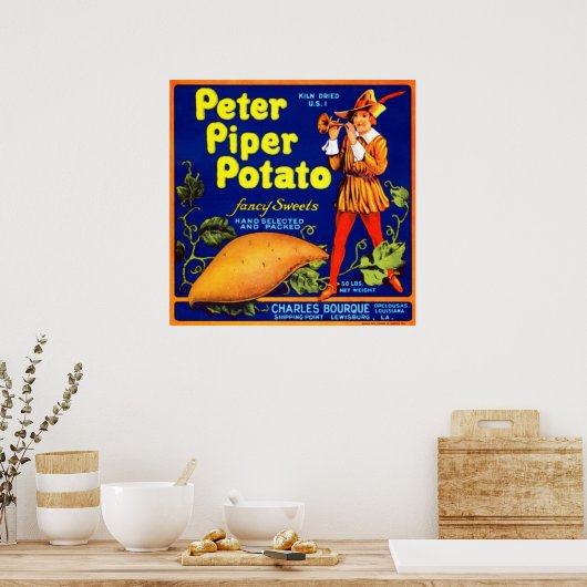 Peter Piper Potato Poster (Küche)