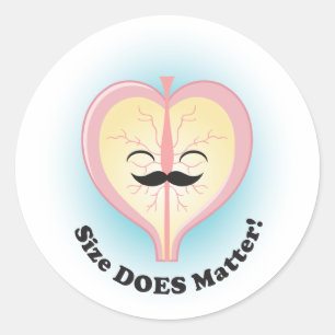 Peter Prostata: "Größe ist wichtig!" Aufkleber