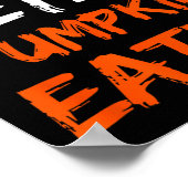 Peter Pumpkin Costume Eater Halloween Poster (Ecke)