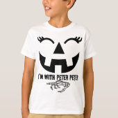 Peter Pumpkin Eater Ehefrau Halloween Couple Costu T-Shirt (Vorderseite)