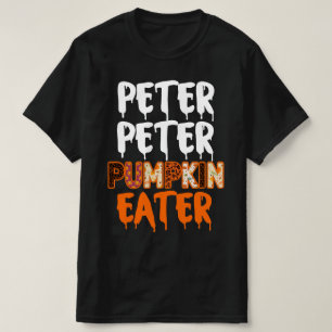 Peter Pumpkin Eater Halloween-Kostüm Paar Männer T-Shirt