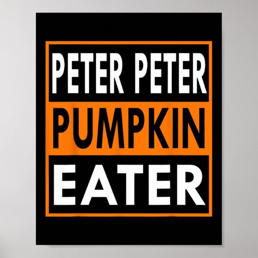 Peter Pumpkin Eater Kostüm für Paare - Match Poster (Vorne)