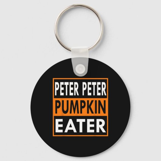Peter Pumpkin Eater Kostüm für Paare - Match Schlüsselanhänger (Vorderseite)
